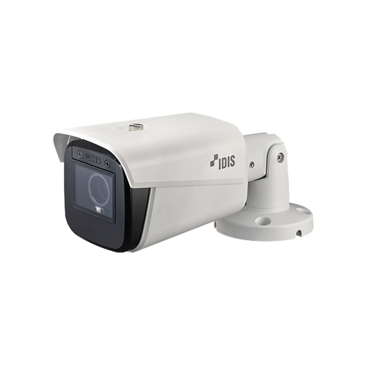 CAMARA BALA 5MP | INTELIGENCIA ARTIFICIAL (IDLA) | IR40M | WDR REAL | 2.7 A 13.5MM | IK10 | IP67 | ENTRADA Y SALIDA DE AUDIO-Cámaras IP y NVRs-IDIS-Bsai Seguridad & Controles