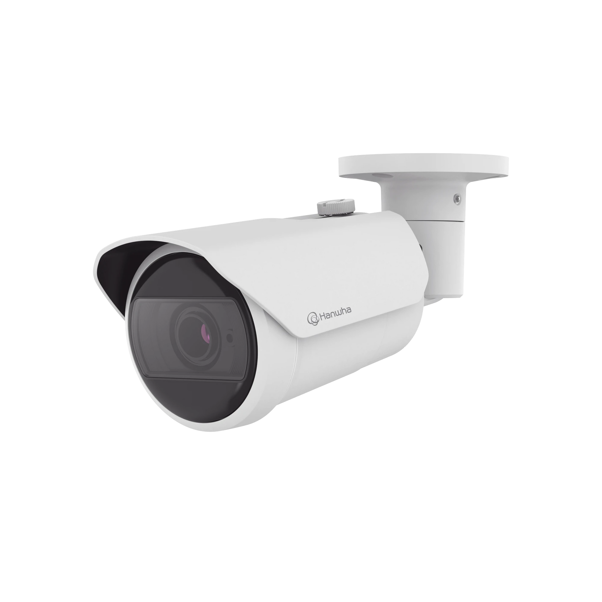 CAMARA BALA IP 8MP CON FUNCIONES IA / LENTE MOTORIZADO 3.2 A 10.2 MM / WDR 120DB / H.265 / RANURASD / PROTECCIÓN IP66 IK10 / IR 30M-Cámaras IP y NVRs-HANWHA VISION-Bsai Seguridad & Controles