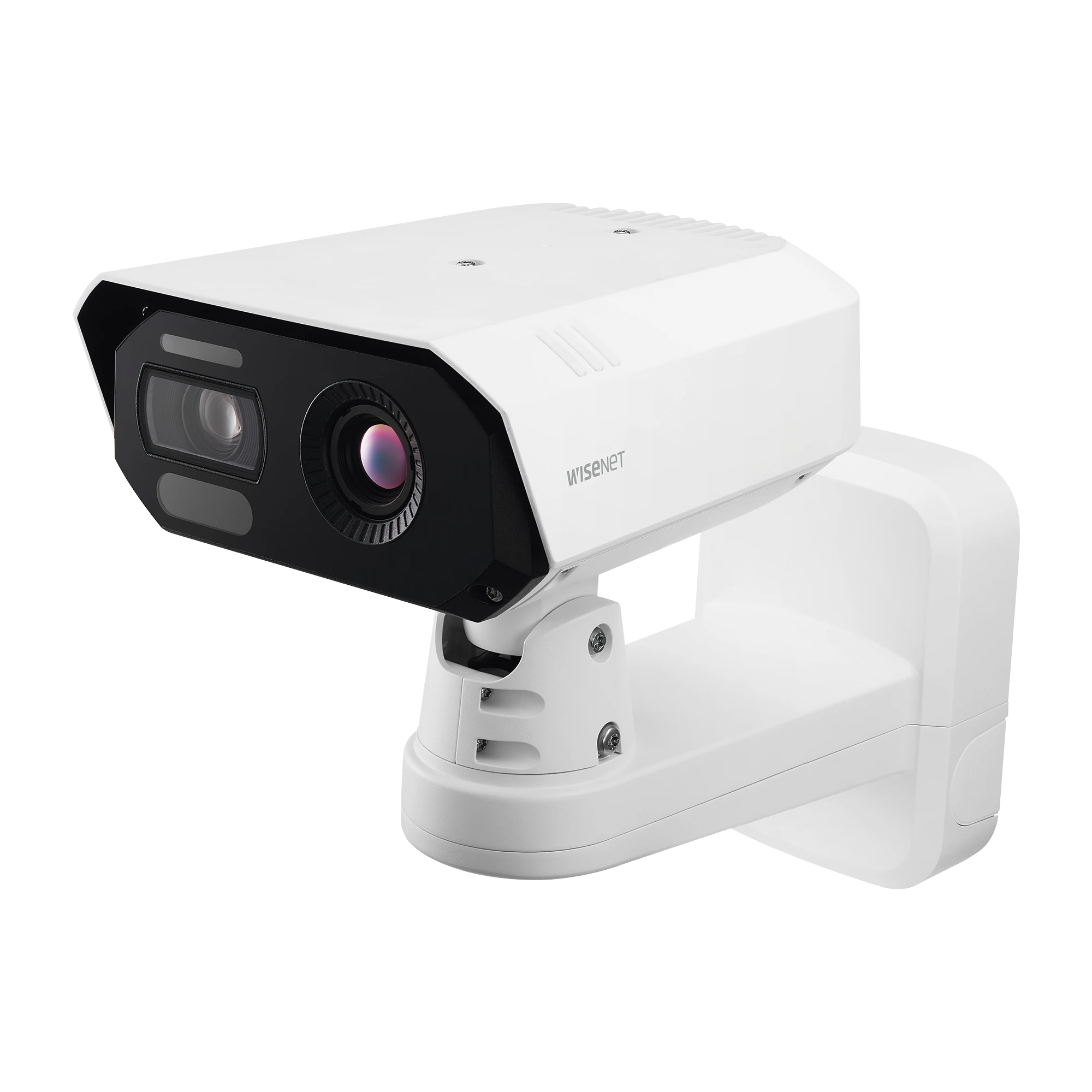 CÁMARA BULLET ANTIVANDÁLICA BI-SPECTRAL IP VISIBLE 8MP / TÉRMICA 640 X 480 LENTE 9.1 MM / H.265 & WISESTREAM / IP67/NEMA4X-Cámaras IP y NVRs-HANWHA VISION-Bsai Seguridad & Controles