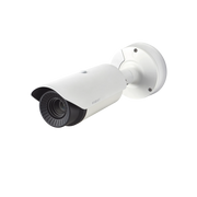 CÁMARA BULLET ANTIVANDÁLICA TÉRMICA IP / RESOLUCIÓN 640 X 480 / LENTE 13 MM / H.265 & WISESTREAM II / DETECCION DE CAMBIO DE TEMPERATURA.-Cámaras IP y NVRs-Hanwha Techwin Wisenet-Bsai Seguridad & Controles