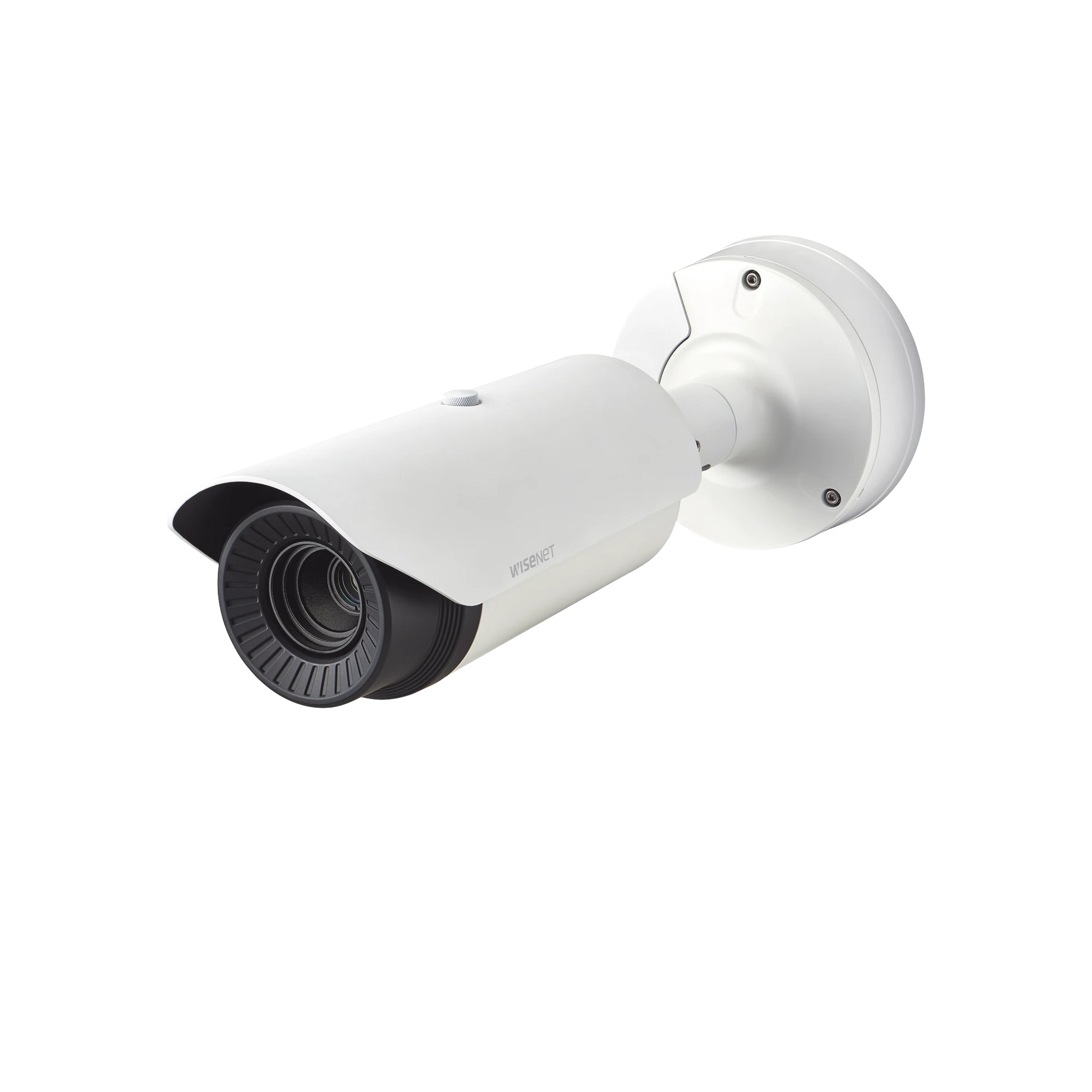 CÁMARA BULLET ANTIVANDÁLICA TÉRMICA IP / RESOLUCIÓN 640 X 480 / LENTE 13 MM / H.265 & WISESTREAM II / DETECCION DE CAMBIO DE TEMPERATURA.-Cámaras IP y NVRs-Hanwha Techwin Wisenet-Bsai Seguridad & Controles