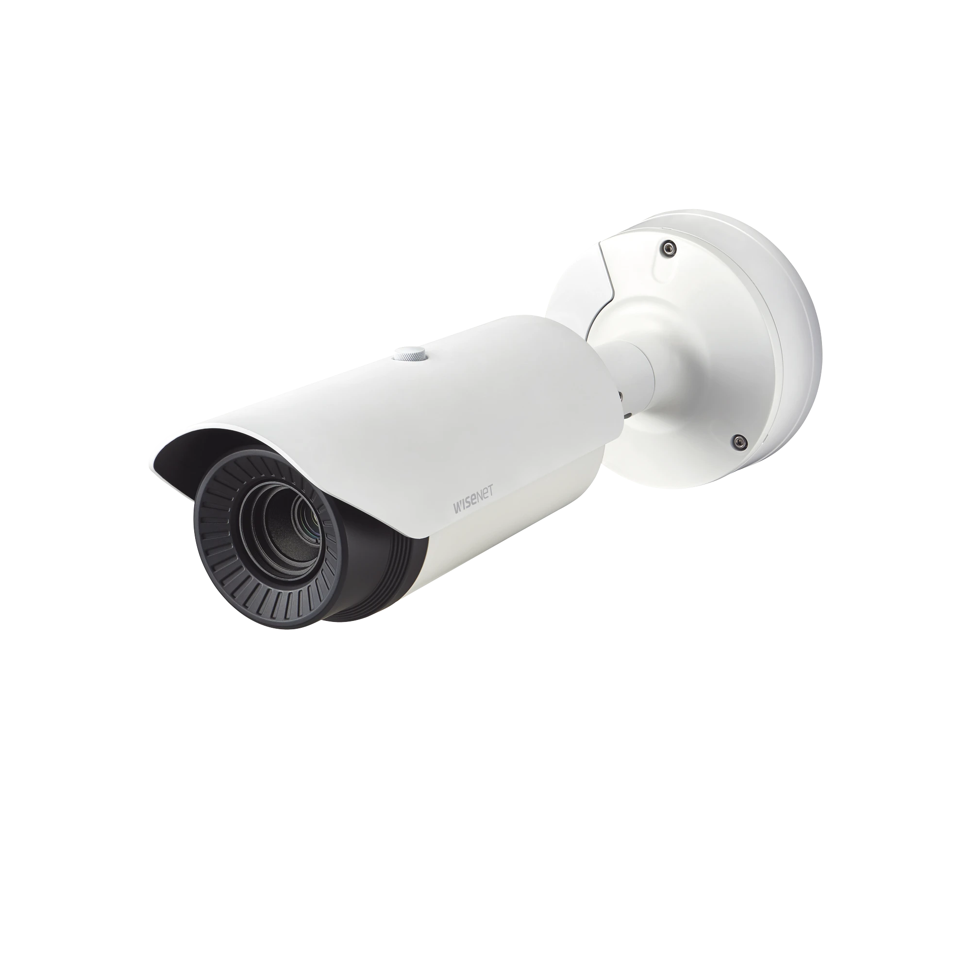 CÁMARA BULLET ANTIVANDÁLICA TÉRMICA IP / RESOLUCIÓN 640 X 480 / LENTE 13 MM / H.265 & WISESTREAM II / DETECCION DE CAMBIO DE TEMPERATURA.-Cámaras IP y NVRs-Hanwha Techwin Wisenet-Bsai Seguridad & Controles
