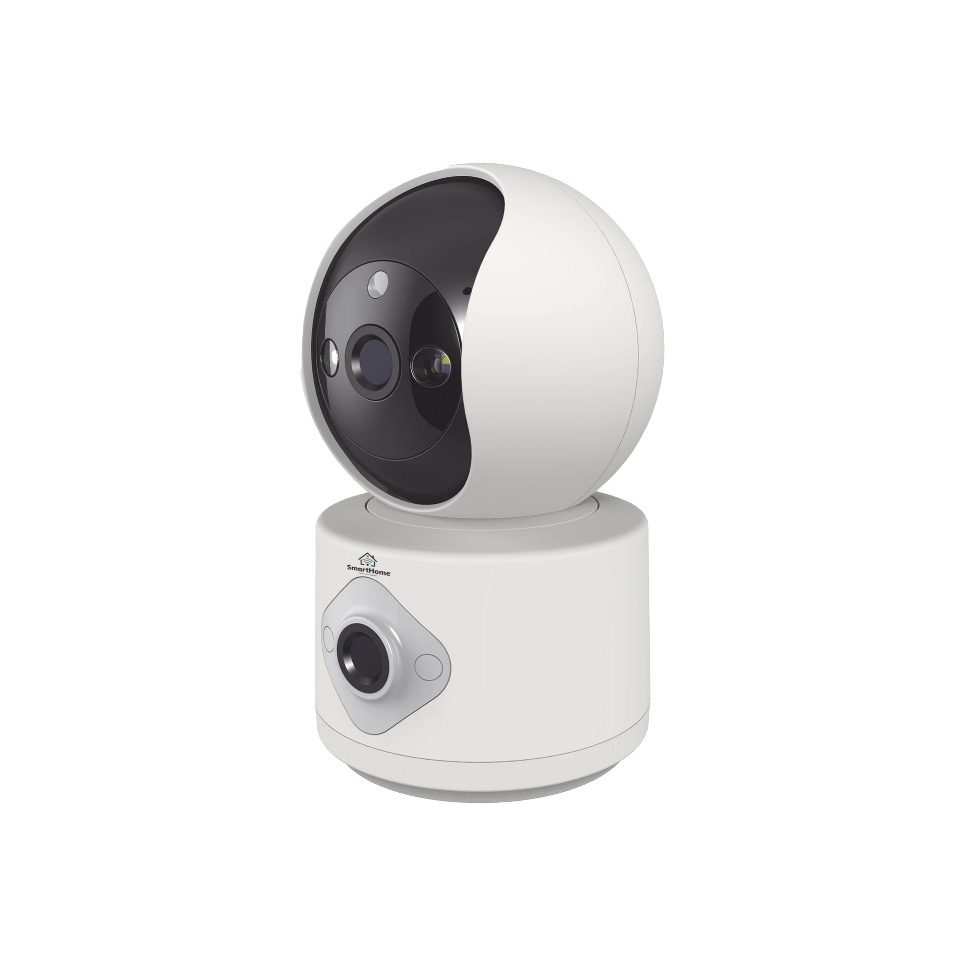 CAMARA DOBLE LENTE 3MP| WIFI| AUTOSEGUIMIENTO| DETECCIÓN DE MOVIMIENTO| AUDIO DE 2 VIAS| ALMACENAMIENTO HASTA 128GB-Cámaras IP y NVRs-SMARTHOME BY EPCOM-SCAM3DB-Bsai Seguridad & Controles