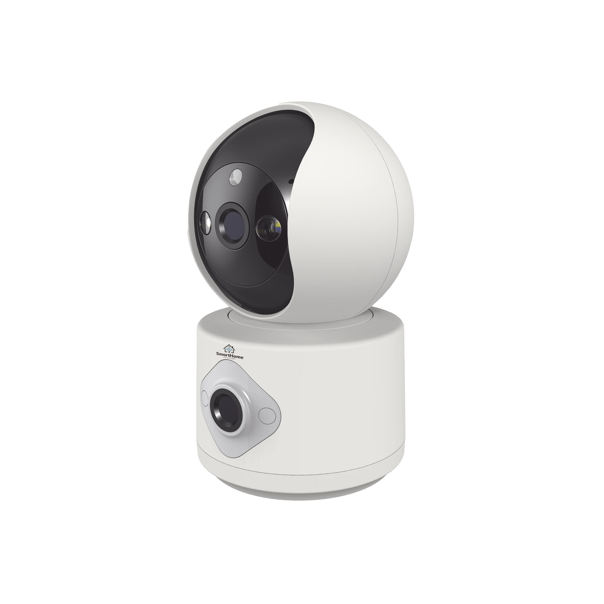 CAMARA DOBLE LENTE 3MP| WIFI| AUTOSEGUIMIENTO| DETECCIÓN DE MOVIMIENTO| AUDIO DE 2 VIAS| ALMACENAMIENTO HASTA 128GB-Cámaras IP y NVRs-SMARTHOME BY EPCOM-SCAM3DB-Bsai Seguridad & Controles