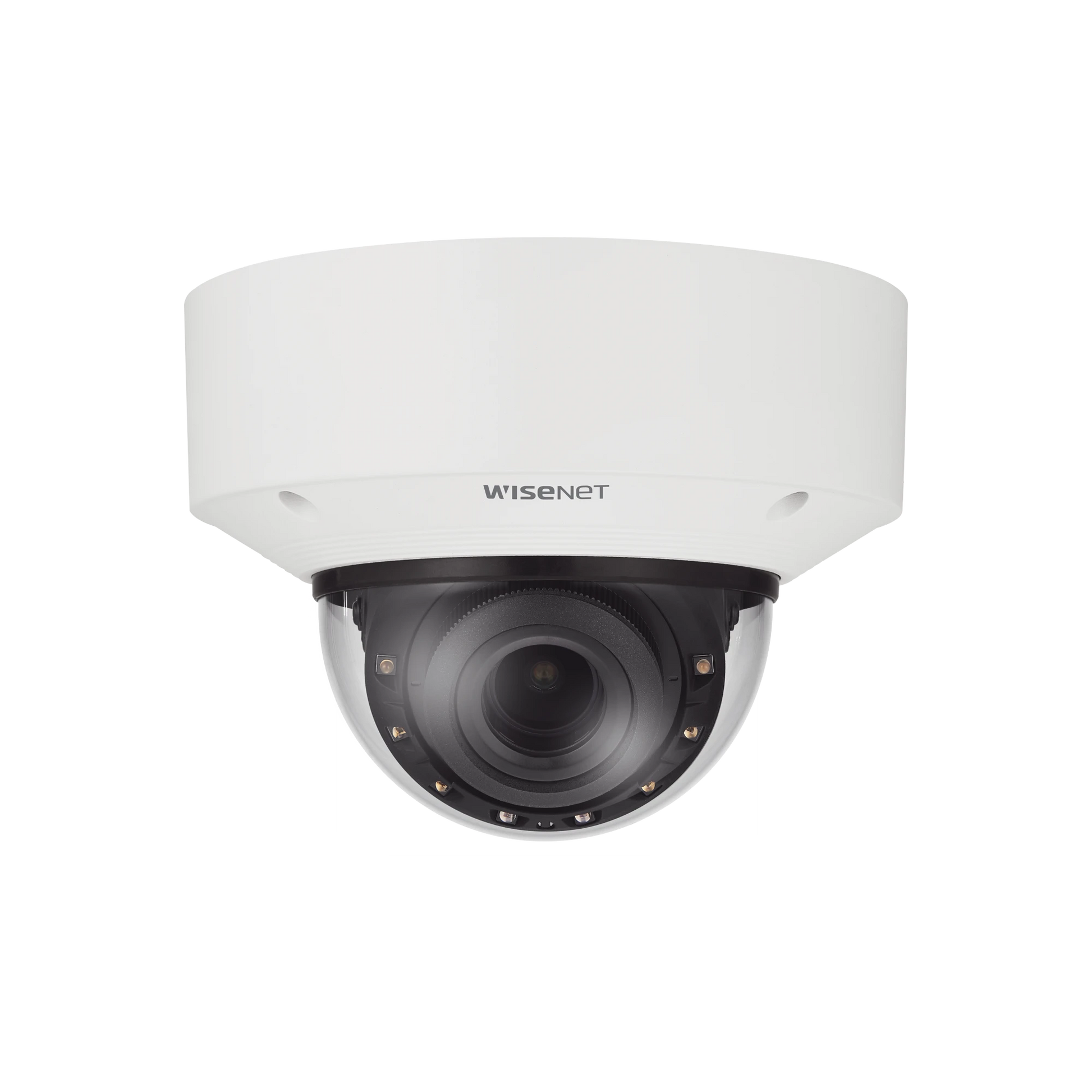 CÁMARA DOMO 2MP CON IA, ANTIVANDALICA / LENTE MOTORIZADO DE 2.8 A 12MM / WDR 120DB / RANURA MICROSD / IP66 IP67 IK10 NEMA4X-Cámaras IP y NVRs-HANWHA VISION-XNV-C6083R-Bsai Seguridad & Controles