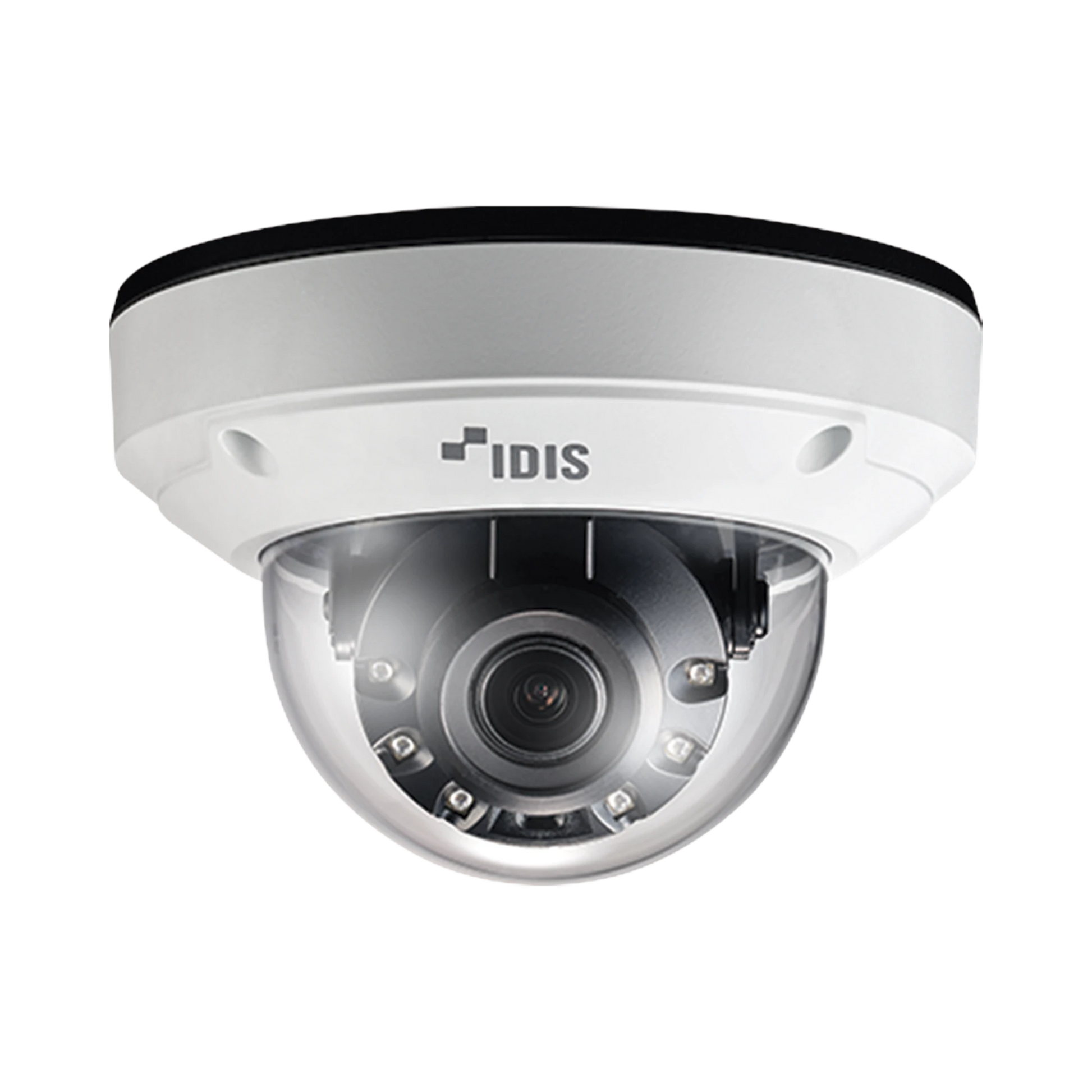 CAMARA DOMO 5MP | INTELIGENCIA ARTIFICIAL (IDLA) | IR40M | WDR REAL | 2.7 A 13.5MM | IK10 | IP67 | ENTRADA Y SALIDA DE AUDIO-Cámaras IP y NVRs-IDIS-Bsai Seguridad & Controles
