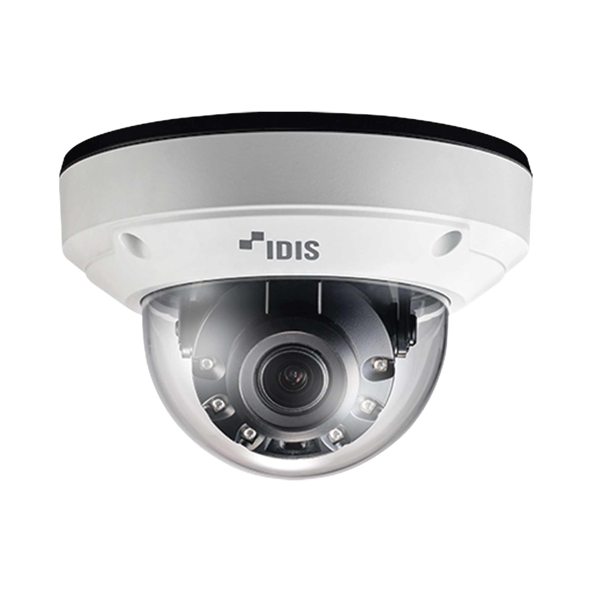 CAMARA DOMO 5MP | INTELIGENCIA ARTIFICIAL (IDLA) | IR40M | WDR REAL | 2.7 A 13.5MM | IK10 | IP67 | ENTRADA Y SALIDA DE AUDIO-Cámaras IP y NVRs-IDIS-Bsai Seguridad & Controles