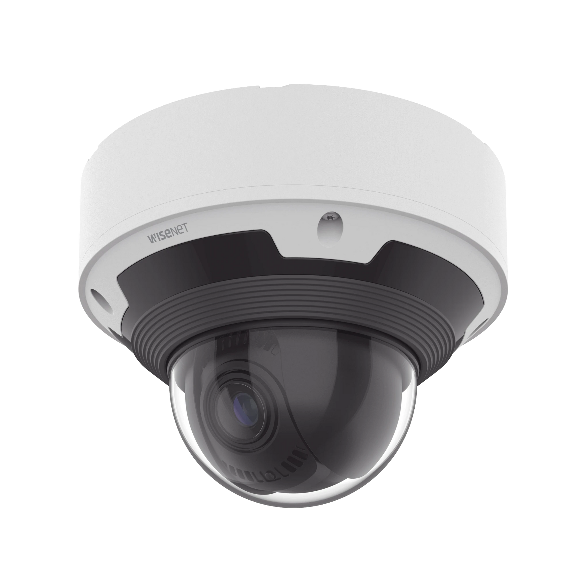 CÁMARA DOMO 6MP CON INTELIGENCIA ARTIFICIAL/ LENTE MOTORIZADO DE 4.4 A 9.3MM/ WDR 120DB/ RANURA MICROSD HASTA 1TB/ IP67/ IK10+/ NEMA4X/ IP6K9K-Cámaras IP y NVRs-HANWHA VISION-Bsai Seguridad & Controles