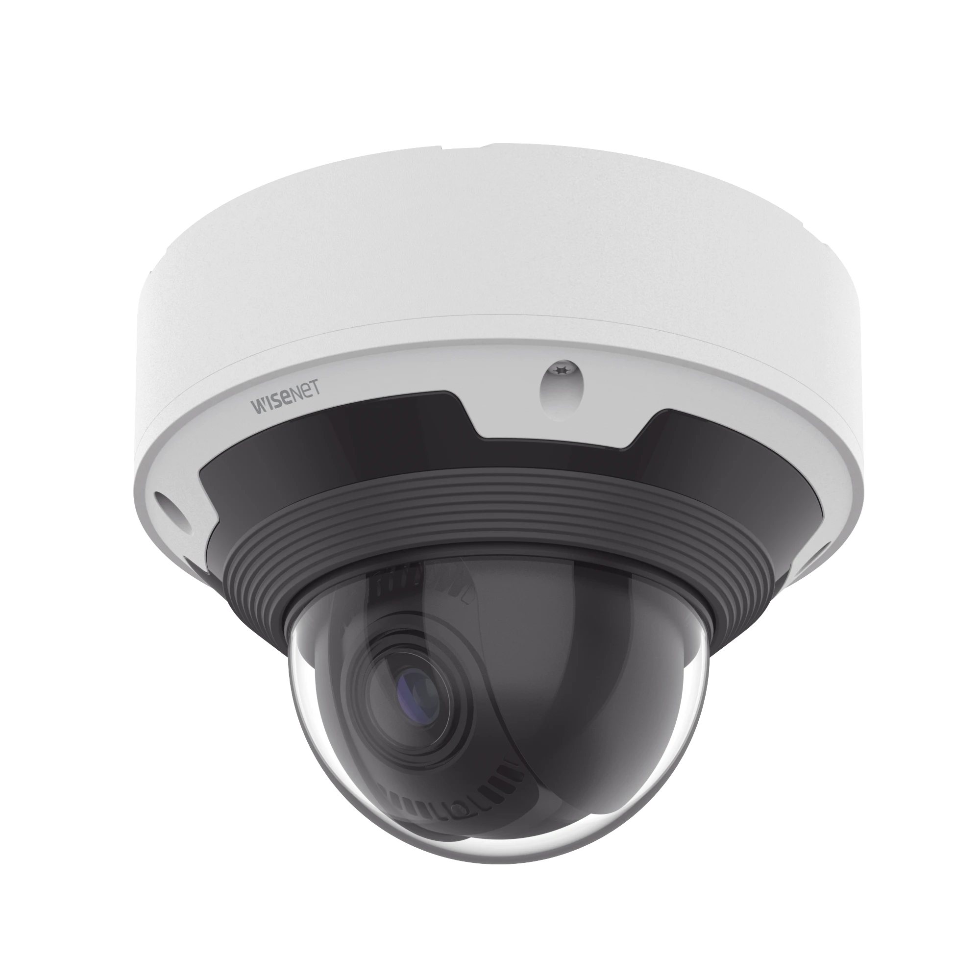 CÁMARA DOMO 6MP CON INTELIGENCIA ARTIFICIAL/ LENTE MOTORIZADO DE 4.4 A 9.3MM/ WDR 120DB/ RANURA MICROSD HASTA 1TB/ IP67/ IK10+/ NEMA4X/ IP6K9K-Cámaras IP y NVRs-HANWHA VISION-Bsai Seguridad & Controles