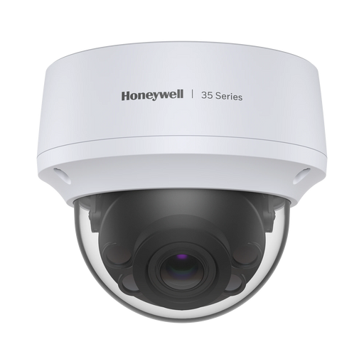 CÁMARA DOMO IP 5MP H.265 LENTE VARIFOCAL MOTORIZADO 2.7-13.5MM IP67 IK10 SERIE 35-Cámaras IP-HONEYWELL-HC35W45R2-Bsai Seguridad & Controles