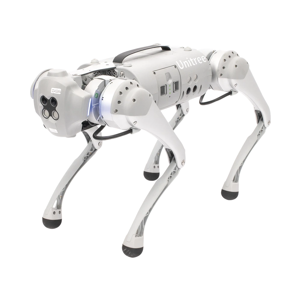 PERRO ROBOT BIÓNICO PARA INSPECCIÓN / INTELIGENCIA ARTIFICIAL / RECONOCIMIENTO DE HUMANOS / INCLUYE 1 CONTROL REMOTO / TAREAS PROGRAMADAS / CÁMARA INTEGRADA-Drones Profesionales-UNITREE-Bsai Seguridad & Controles