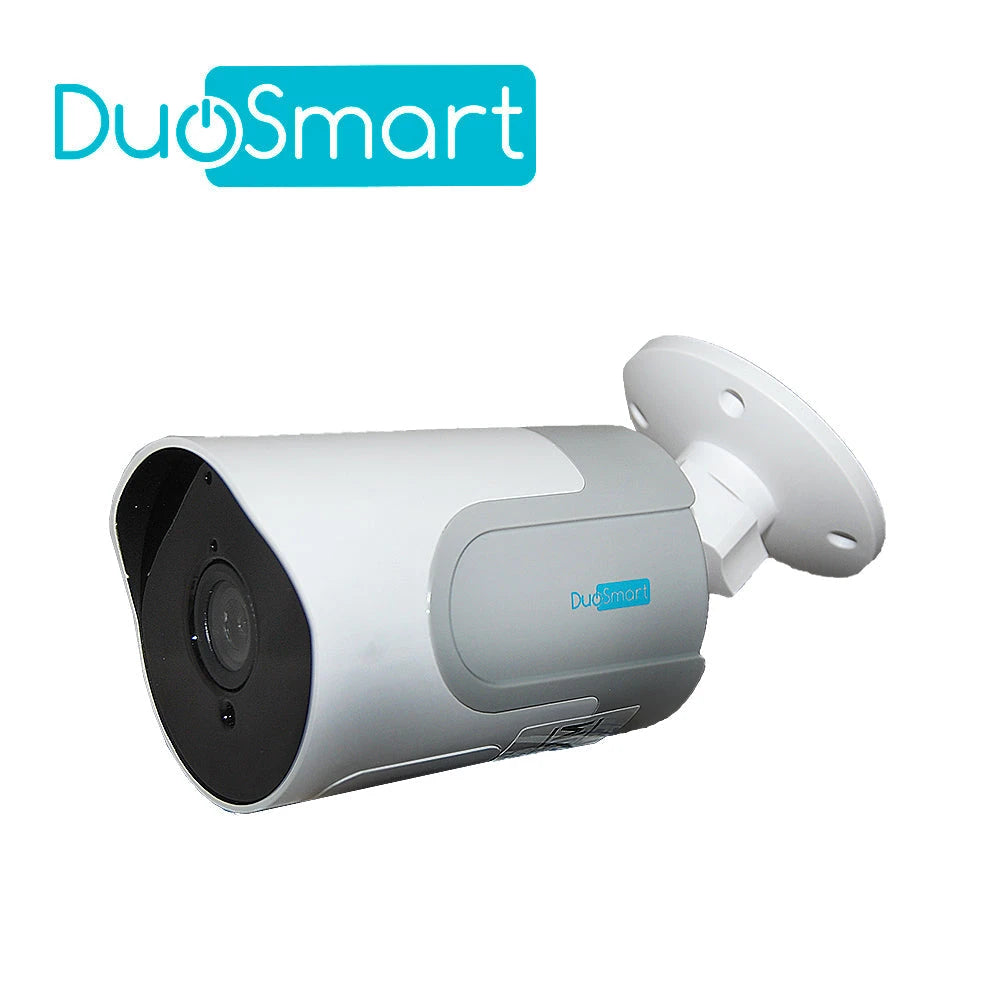 CAMARA INTELIGENTE DUOSMART E30 WIFI 2.4 GHZ PARA EXTERIOR CON AUDIO BIDIRECCIONAL TIPO BULLET FULL HD 1080P COMPATIBLE CON APP DUOSMART SOPORTA MEMORIA MICROSD DE HASTA 128 GB (NO INCLUIDA)-Automatizacion - Casa Inteligente-DUOSMART-Bsai Seguridad & Controles