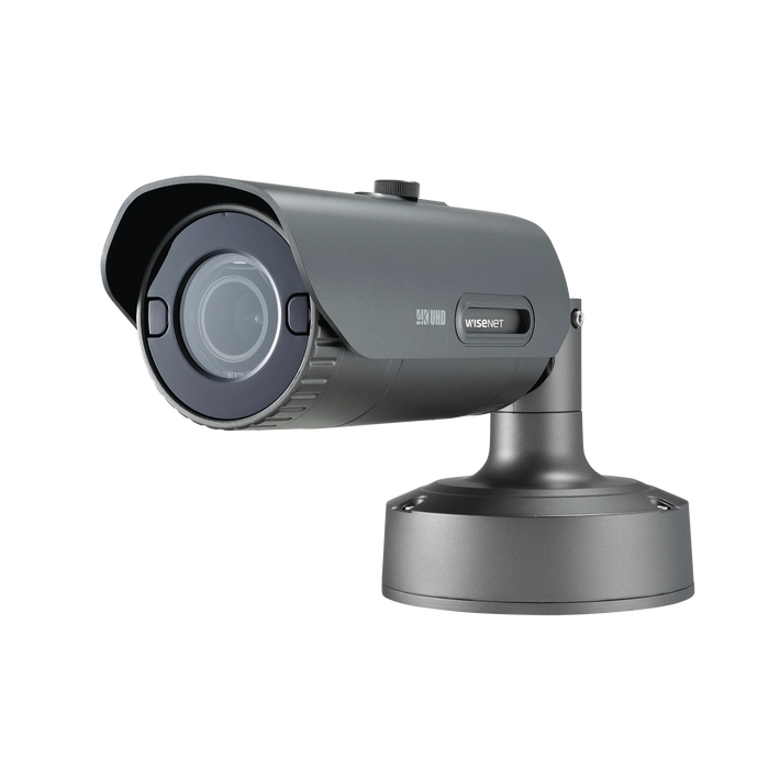 CAMARA IP BALA 4K AUTO-SEGUIMIENTO DIGITAL H.265 LENTE MOTORIZADO 4.5 A 10 MM-Cámaras IP-HANWHA TECHWIN WISENET-PNO-9080R-Bsai Seguridad & Controles