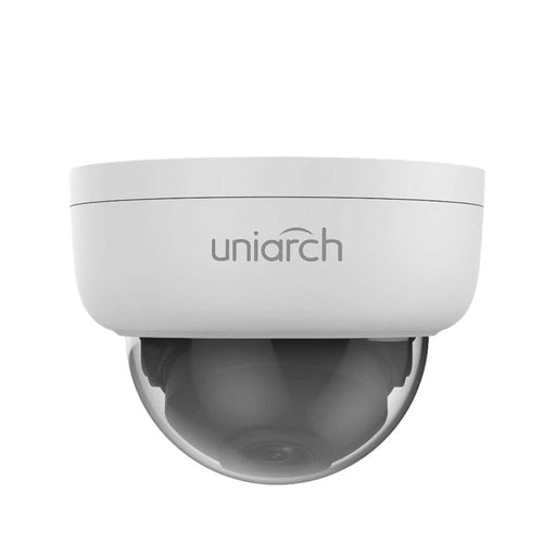 CAMARA IP DOMO IPC-D124-PF28K UNIARCH BY UNV 4MP, ULTRA265, LENTE 2.8MM, IP67, DWDR, SLOT PARA MEMORIA SD, DIGITAL DEFOG, 30 MTS IR, IK10, POE + 12VDC-Cámaras IP-UNIARCH BY UNV-IPC-D124-PF28K-Bsai Seguridad & Controles