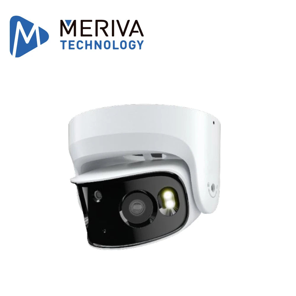 CAMARA IP PANORAMICA 180 GRADOS MERIVA TECHNOLOGY MPC-204 / 8 MP / H.265S / 2 LENTES 3.5MM / 20M IR / IP67 / IK10 / METALICA / 12 VCD / POE / SOPORTA MICRO SD HASTA 256 GB (NO INCLUIDA) / 1 ENTRADA + 1 SALIDA DE AUDIO / 1 ENTRADA + 1 SALIDA DE ALARMA ...-Cámaras IP-MERIVA TECHNOLOGY-MPC-204-Bsai Seguridad & Controles