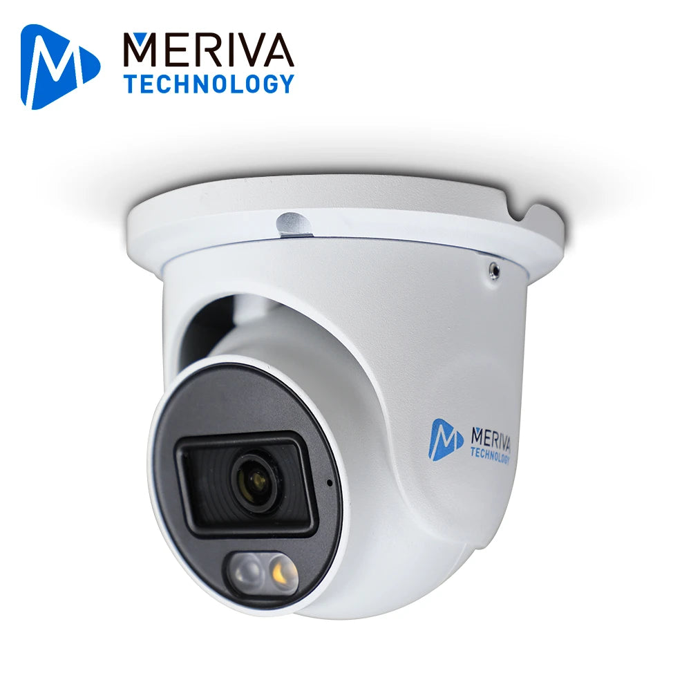CAMARA IP TURRET MERIVA TECHNOLOGY MTD-E600FDA / 6MP / H.265S / 2.8MM / ILUMINACION DUAL (20 - 30M IR / LUZ CALIDA) / IP67 / METALICA / 12 VCD / POE / SOPORTA MICRO SD HASTA 512 GB (NO INCLUIDA) / 1 ENTRADA + 1 SALIDA DE AUDIO / MICROFONO INTEGRADO / M...-Cámaras IP-MERIVA TECHNOLOGY-MTD-E600FDA-Bsai Seguridad & Controles