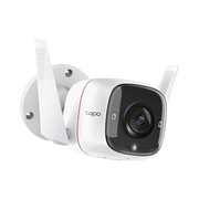 CÁMARA IP WI-FI PARA EXTERIOR, 3 MEGAPIXEL, AUDIO DOBLE VÍA, VISIÓN NOCTURNA, NOTIFICACIÓN PUSH, ACEPTA MEMORIA MICRO SD DE PARA GRABACIÓN.-Cámaras IP-TP-LINK-Bsai Seguridad & Controles