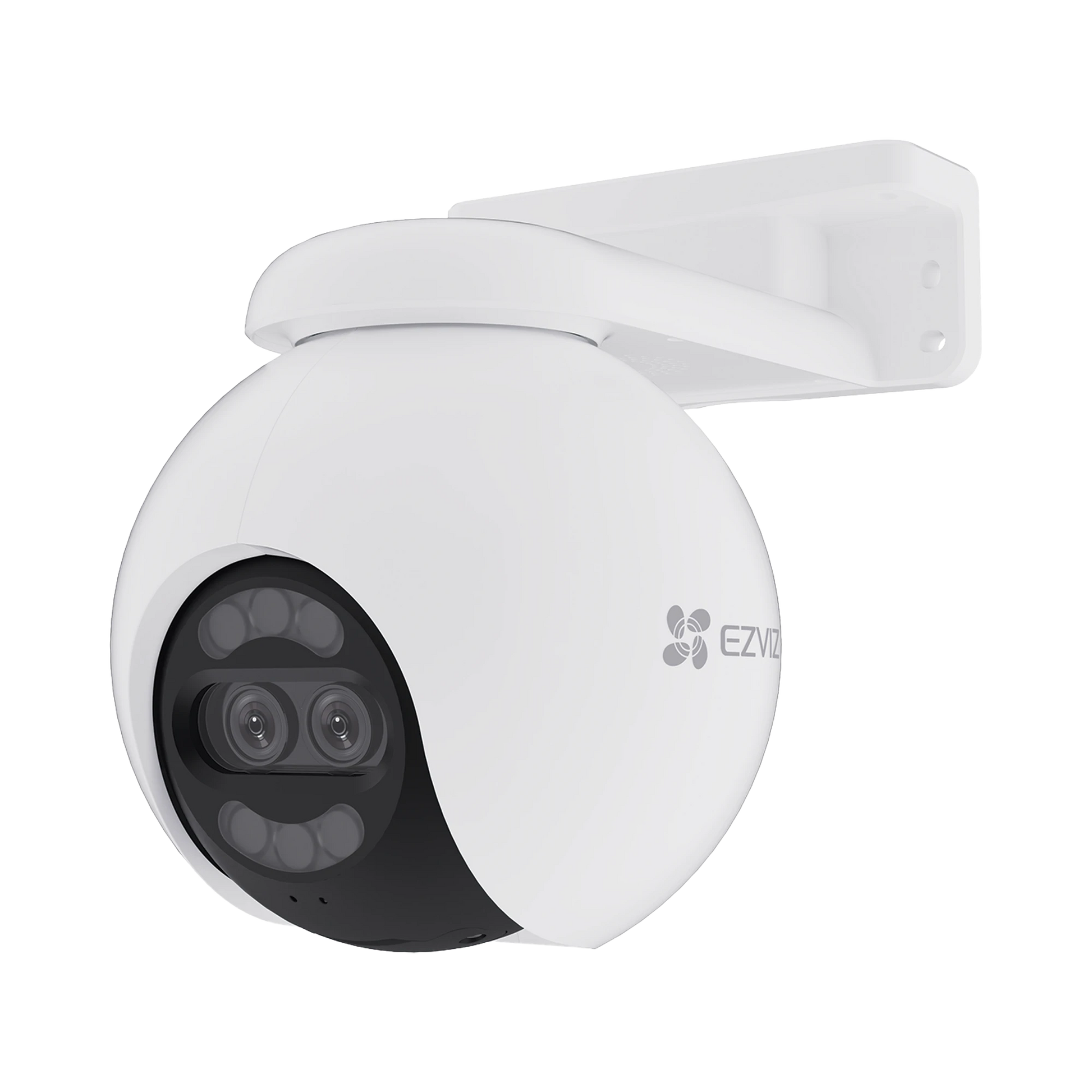 CÁMARA PT / WI-FI / LENTE DUAL / PANORÁMICA 360° / RESOLUCIÓN 4K / VISIÓN NOCTURNA COLORFULL / IA DETECCIÓN DE HUMANOS Y VEHICULOS / ALARMA CON SIRENA Y LUZ / IP65-Kits- Sistemas Completos-EZVIZ-CS-H80X-Bsai Seguridad & Controles