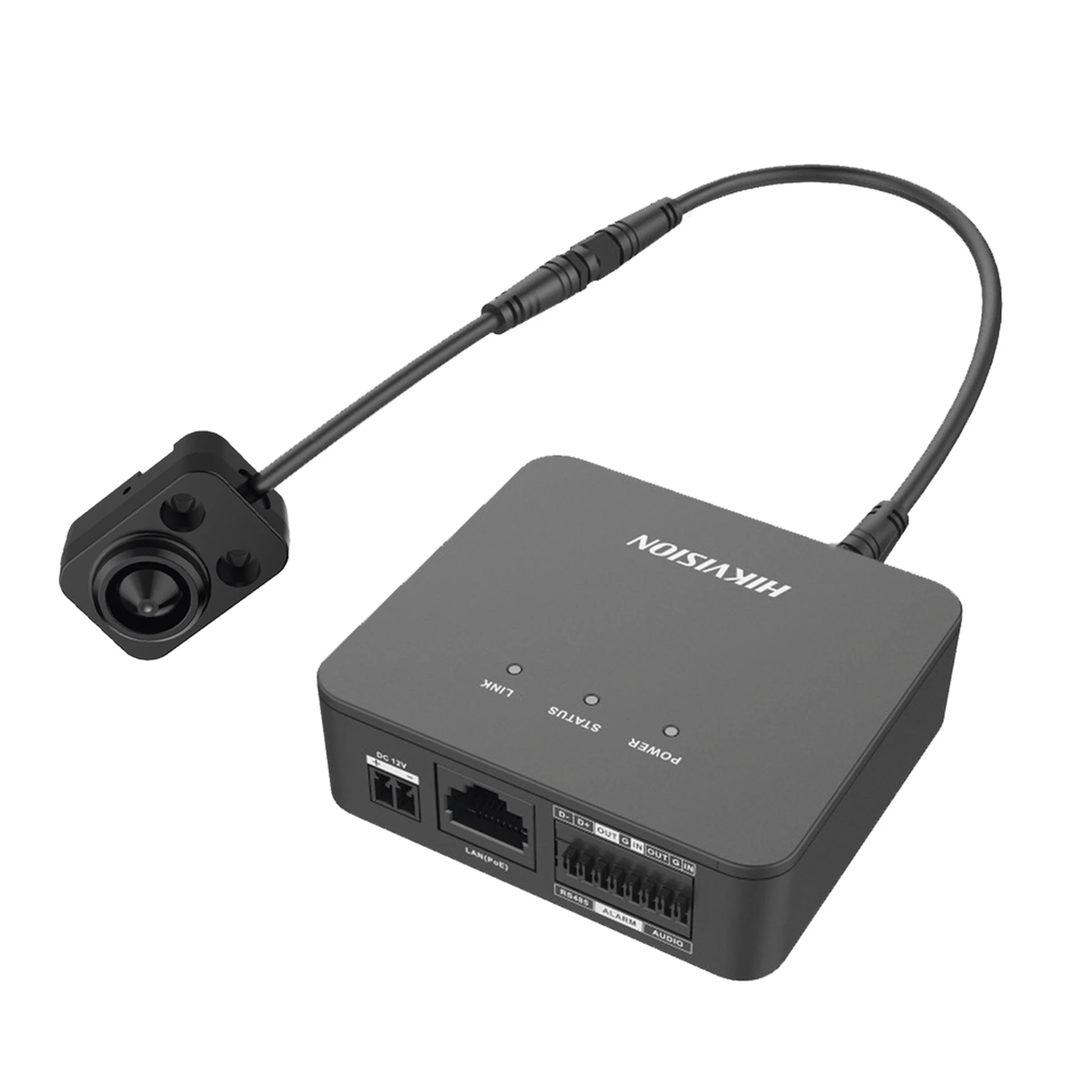 PINHOLE IP 2 MEGAPIXEL / LENTE 3.7 MM / 2 MTS CABLE / POE / IDEAL PARA CAJEROS AUTOMÁTICOS (ATM) / WDR / MICRO SD / CÁMARA TIPO BLOCK-Cámaras IP-HIKVISION-Bsai Seguridad & Controles