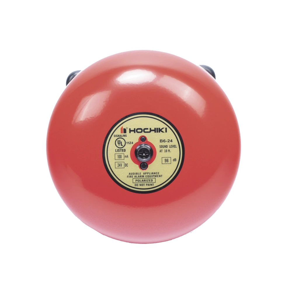 CAMPANA PARA ALARMA DE INCENDIO, 6 PULGADAS, 24 VCD-Sirenas-HOCHIKI-Bsai Seguridad & Controles