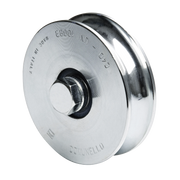 RUEDA DE 16 CM SIN SOPORTE / SOPORTA HASTA 575 KG / CANAL TIPO "U"-Acceso Vehicular-COMUNELLO-Bsai Seguridad & Controles