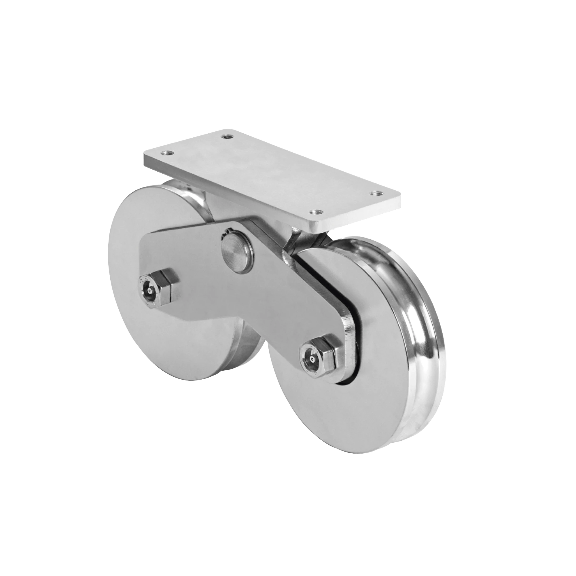 RUEDA DOBLE DE 16 CM / CAPACIDAD PARA PUERTAS DE HASTA 1920 KG / CANAL TIPO "U"-Acceso Vehicular-COMUNELLO-Bsai Seguridad & Controles