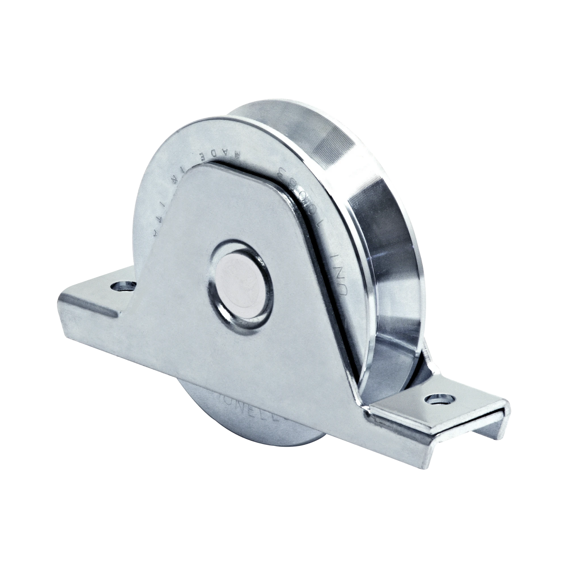 336V - RUEDA DE 16 CM / CAPACIDAD PARA PUERTAS DE HASTA 640 KG / CANAL TIPO "V"-Acceso Vehicular-COMUNELLO-Bsai Seguridad & Controles