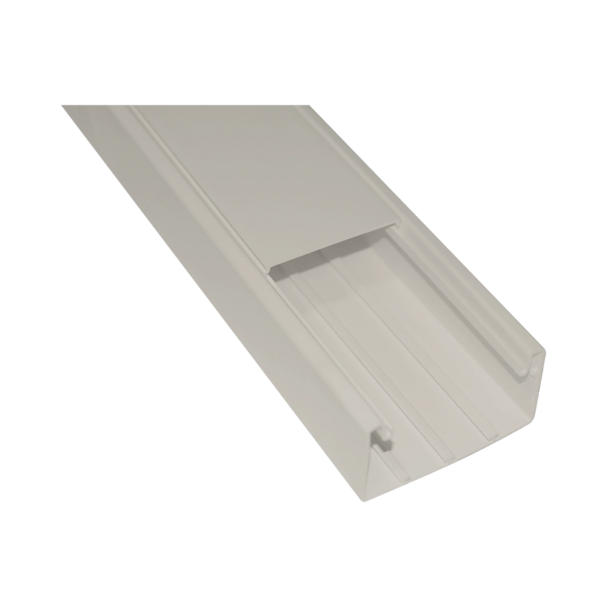 CANALETA CON TAPA EN COLOR MARFIL DE PVC AUTO EXTINGUIBLE 100 X 52 X 2500MM (5501-04250)-Canalización-THORSMAN-Bsai Seguridad & Controles