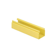 CANALETA FIBERRUNNER? 2X2 SIN TAPA, DE PVC RÍGIDO, COLOR AMARILLO, 1.8 M DE LARGO-Canaletas-PANDUIT-Bsai Seguridad & Controles