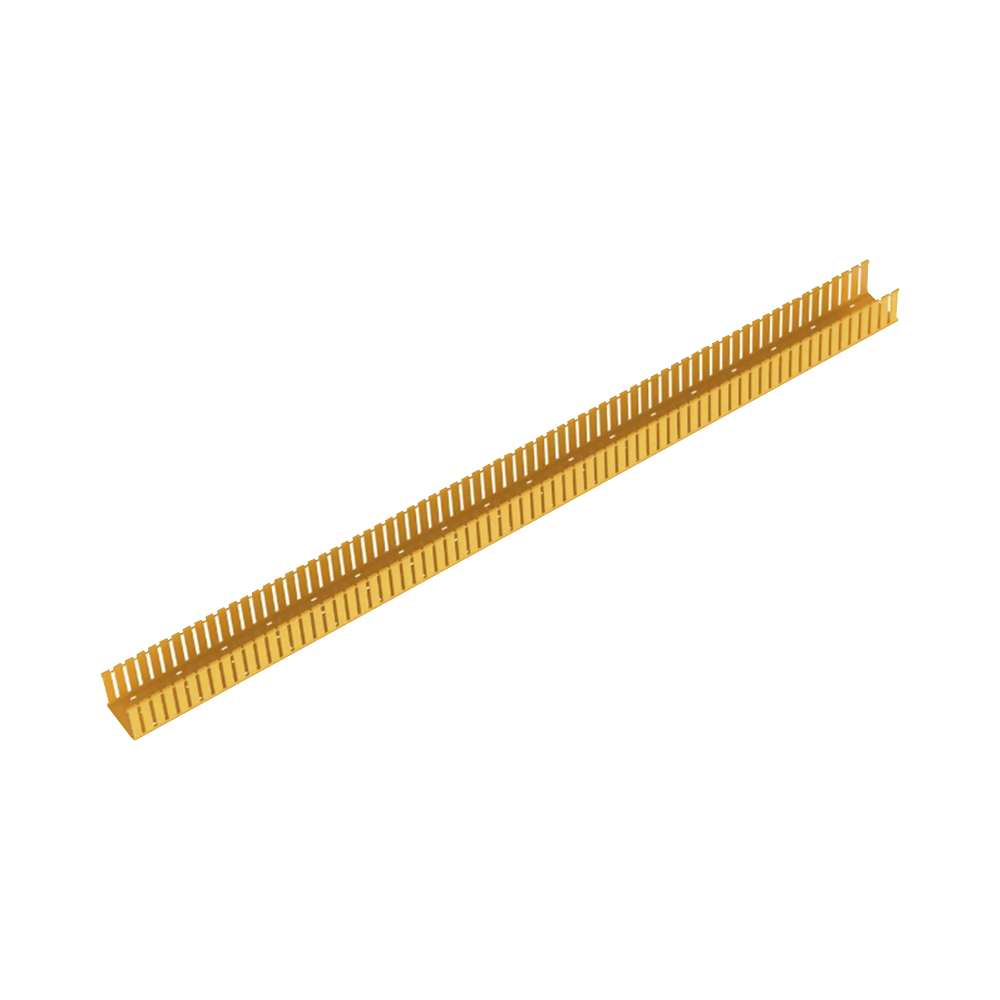CANALETA RANURADA DE PVC SIN TAPA, FIBER-DUCT?, 4 IN DE ANCHO, 4 IN DE ALTO Y 1828.8 MM DE LARGO, COLOR AMARILLO-Canaletas-PANDUIT-Bsai Seguridad & Controles