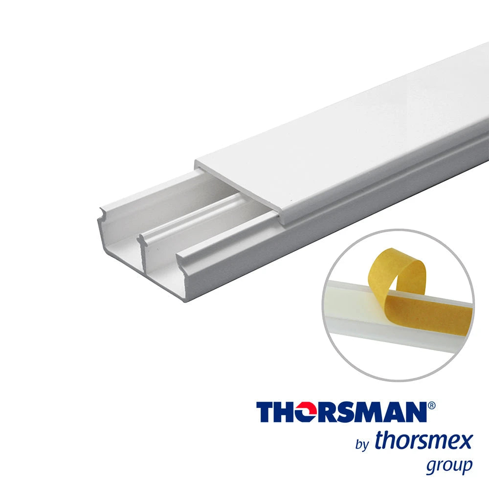 CANALETA THORSMAN TMK1735 5301-01252 PAQ. 2 PZA DE 1.10M, 17MM - 35MM AUTOADHERENTE 2PZ, COLOR BLANCO, RESISTENCIA A LA HUMEDAD Y ATMÓSFERA CORRESIVA, MATERIAL AUTO-EXTINGUIBLE, RESISTENTE A LOS RAYOS UV, ALTA RIGIDEZ DIELÉCTRICA, CERTIFICADO EN CSA, ...-Canaletas-THORSMAN-Bsai Seguridad & Controles