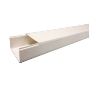 CANALETA TMK-4577 COLOR BLANCO DE PVC RÍGIDO AUTO EXTINGUIBLE, PARA USO EN INTERIORES, CON UN LARGO DE 2.5 METROS (5500-01250)-Canalización-THORSMAN-Bsai Seguridad & Controles