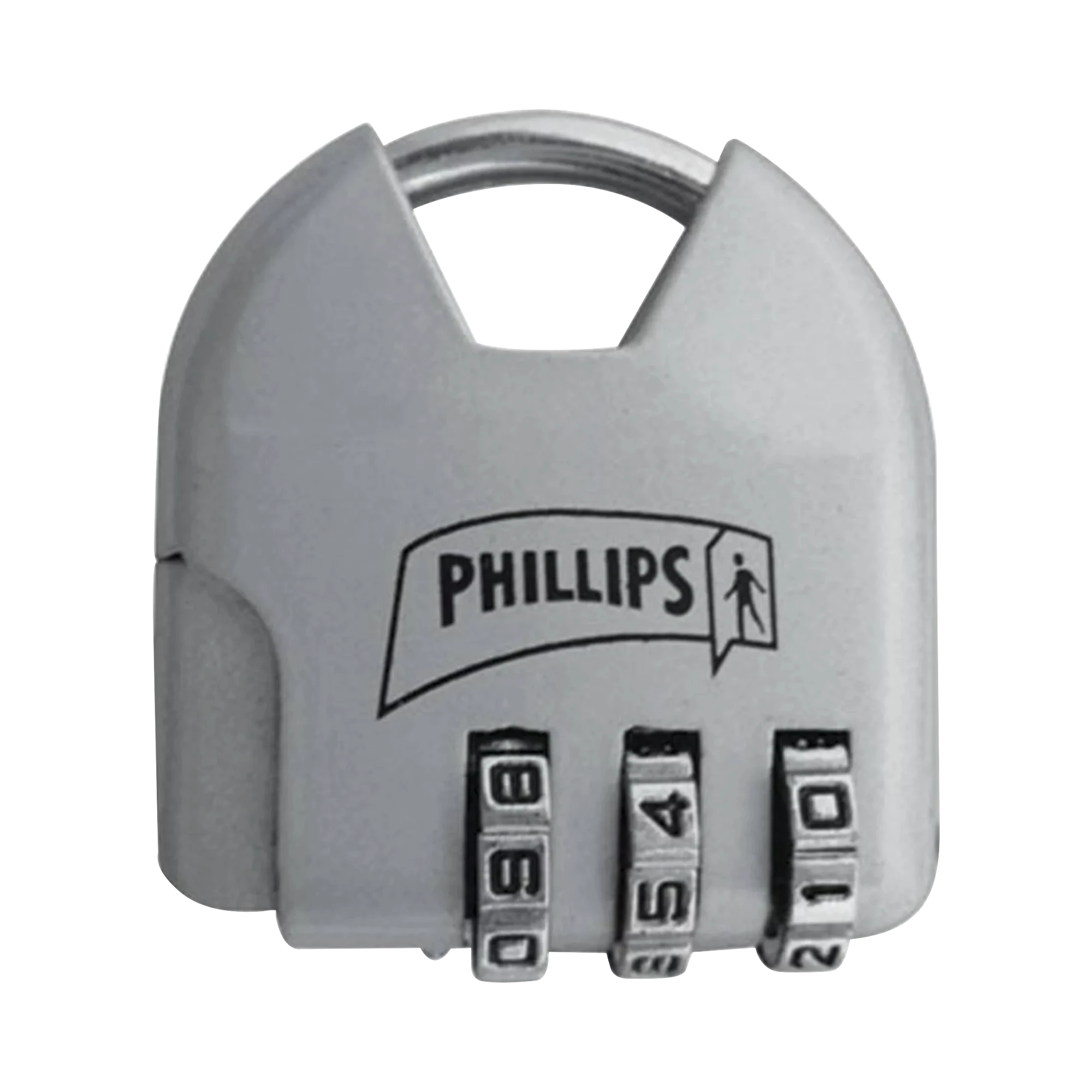 CANDADO DE COMBINACIÓN AJUSTABLE / NO REQUIERE LLAVE / COLOR NATURAL.-Cerraduras-PHILLIPS-ASSA ABLOY-Bsai Seguridad & Controles