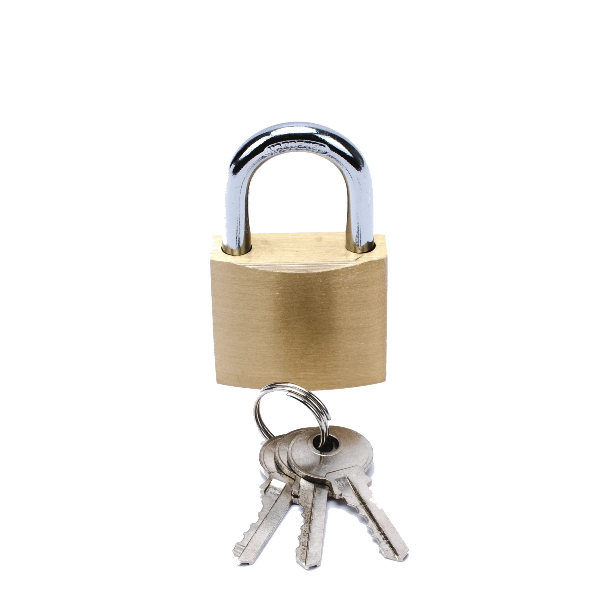 CANDADO DE LATÓN CUERPO 40 X 40 MM CON 3 LLAVES. DIAM. DE PERNO: 6.2 MM-Ferreteria-PRECISION-Bsai Seguridad & Controles