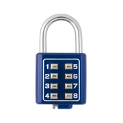 CANDADO DIGITAL DE COMBINACIÓN M35 / NO REQUIERE LLAVE / COMBINACIÓN ÚNICA INTEGRADA POR 4 DÍGITOS / COLOR AZUL.-Cerraduras-PHILLIPS-ASSA ABLOY-Bsai Seguridad & Controles