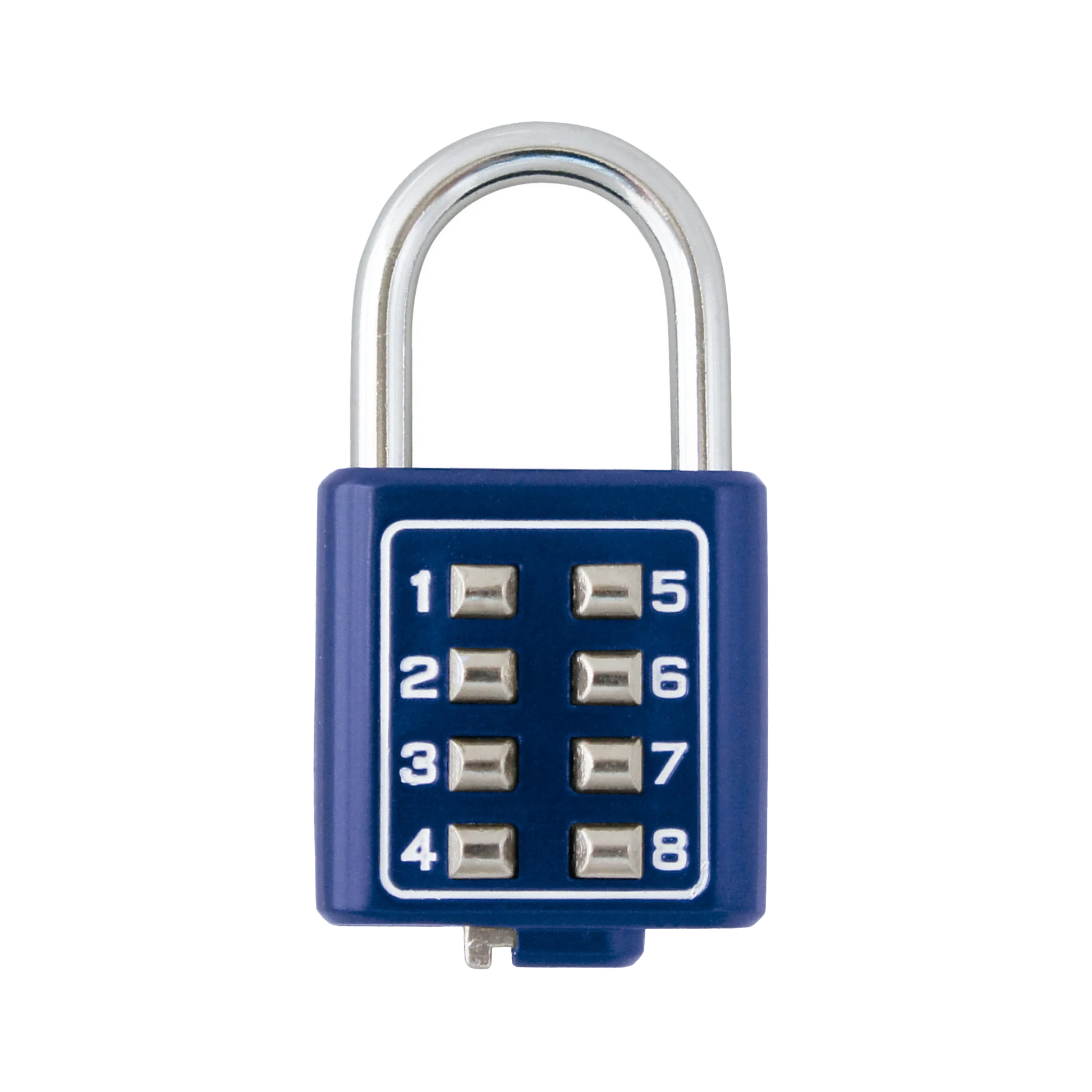 CANDADO DIGITAL DE COMBINACIÓN M35 / NO REQUIERE LLAVE / COMBINACIÓN ÚNICA INTEGRADA POR 4 DÍGITOS / COLOR AZUL.-Cerraduras-PHILLIPS-ASSA ABLOY-Bsai Seguridad & Controles