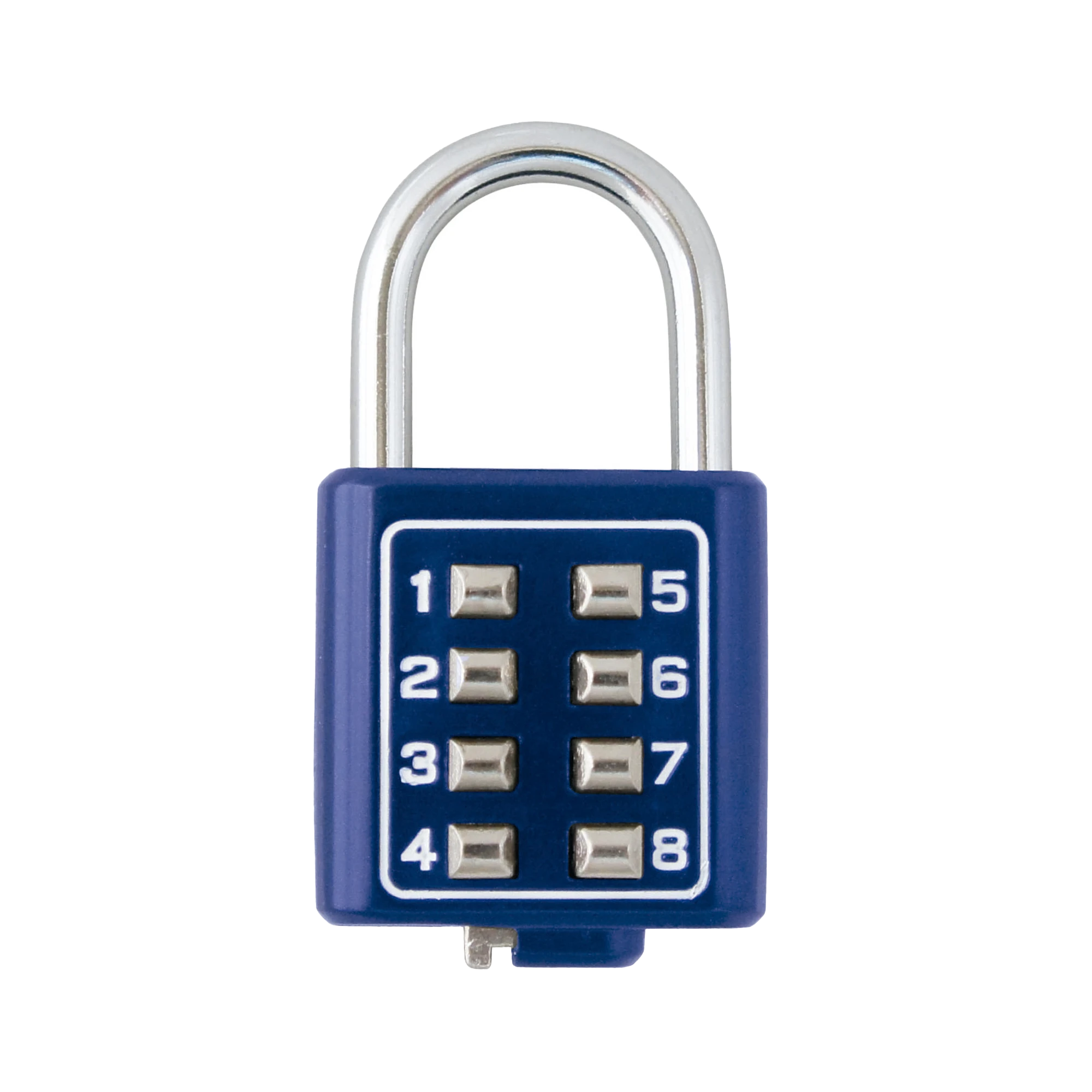 CANDADO DIGITAL DE COMBINACIÓN M35 / NO REQUIERE LLAVE / COMBINACIÓN ÚNICA INTEGRADA POR 4 DÍGITOS / COLOR AZUL.-Cerraduras-PHILLIPS-ASSA ABLOY-Bsai Seguridad & Controles