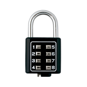 CANDADO DIGITAL DE COMBINACIÓN M35 / NO REQUIERE LLAVE / COMBINACIÓN ÚNICA INTEGRADA POR 4 DÍGITOS / COLOR NEGRO.-Cerraduras-PHILLIPS-ASSA ABLOY-Bsai Seguridad & Controles