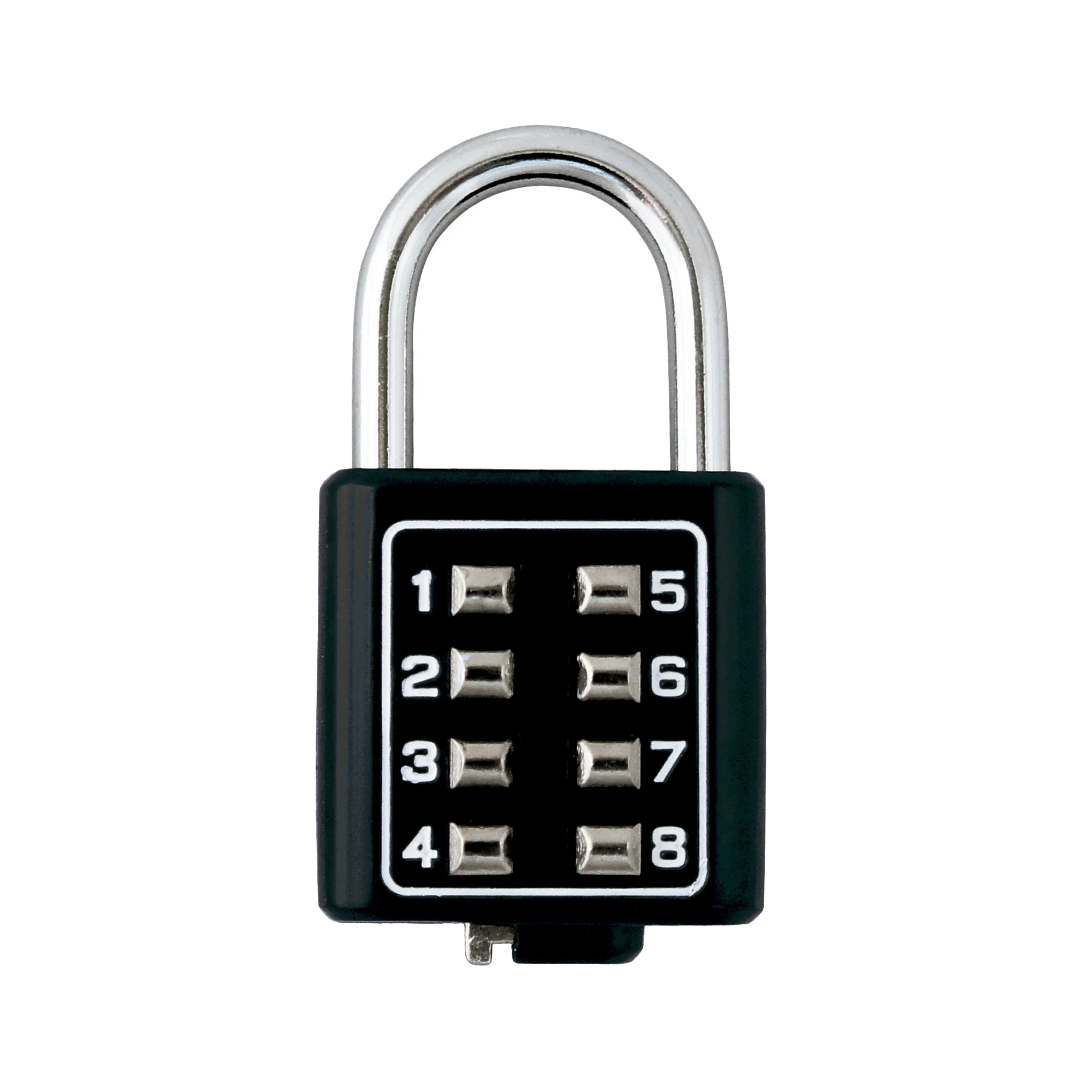 CANDADO DIGITAL DE COMBINACIÓN M35 / NO REQUIERE LLAVE / COMBINACIÓN ÚNICA INTEGRADA POR 4 DÍGITOS / COLOR NEGRO.-Cerraduras-PHILLIPS-ASSA ABLOY-Bsai Seguridad & Controles