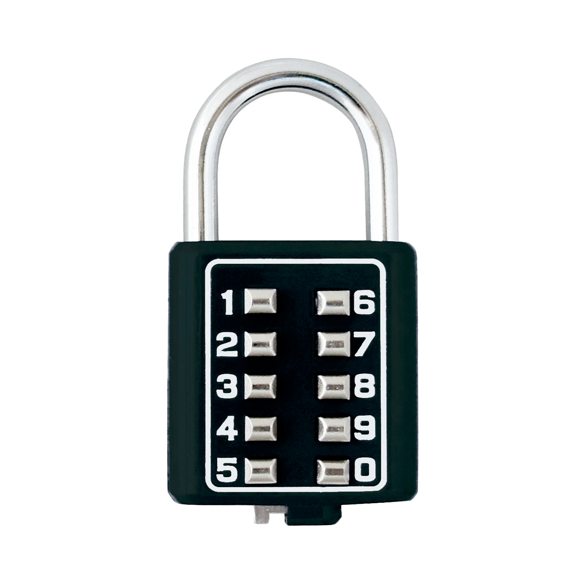 CANDADO DIGITAL DE COMBINACIÓN M40 / NO REQUIERE LLAVE / COMBINACIÓN ÚNICA INTEGRADA POR 4 DÍGITOS / COLOR NEGRO.-Cerraduras-PHILLIPS-ASSA ABLOY-Bsai Seguridad & Controles