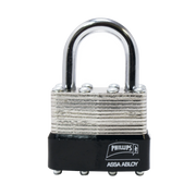 CANDADO LAMINADO 40 / LLAVE MASTER CON 4 PERNOS DE COMBINACIÓN /POSEE DOBLE CERROJO PARA BRINDAR MAYOR SEGURIDAD.-Cerraduras-PHILLIPS-ASSA ABLOY-Bsai Seguridad & Controles