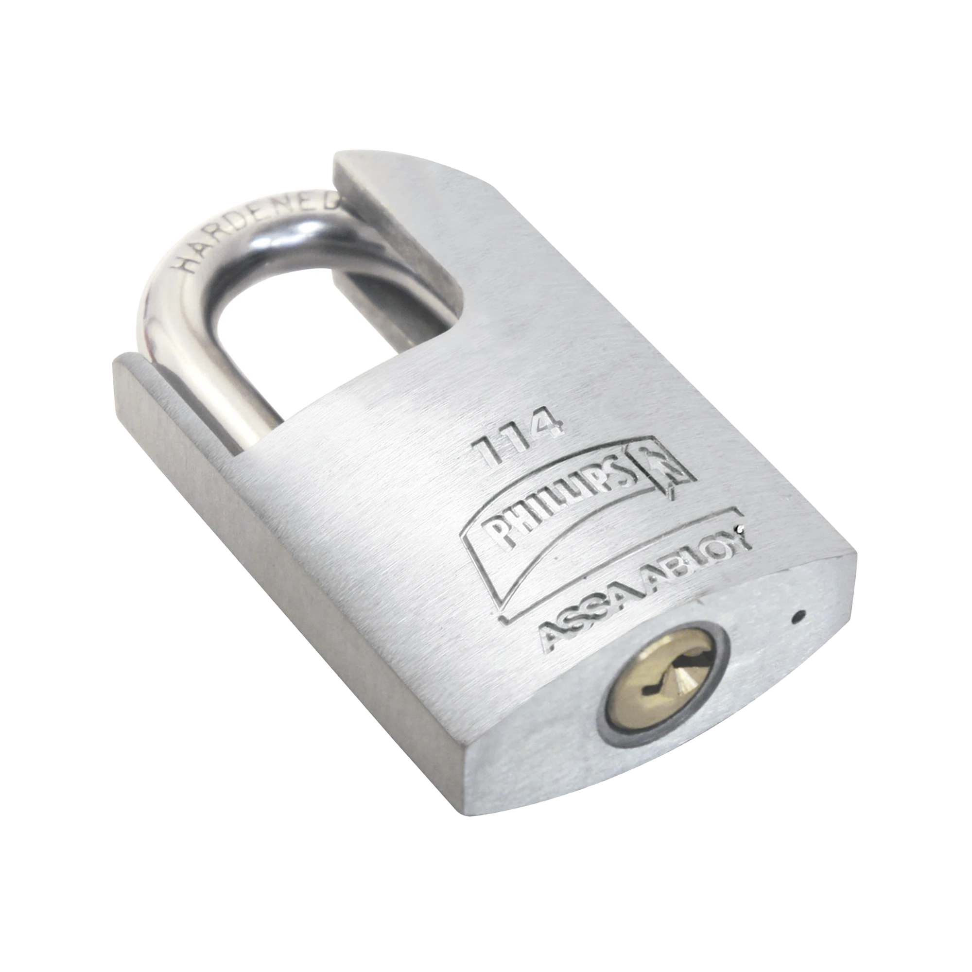 CANDADO METÁLICO ROBUSTO PARA PUERTAS / LLAVE PH-52 PARA 5 PERNOS DE COMBINACIÓN / DISEÑO ANTI-PALANCA CON GANCHO PROTEGIDO.-Cerraduras-PHILLIPS-ASSA ABLOY-Bsai Seguridad & Controles