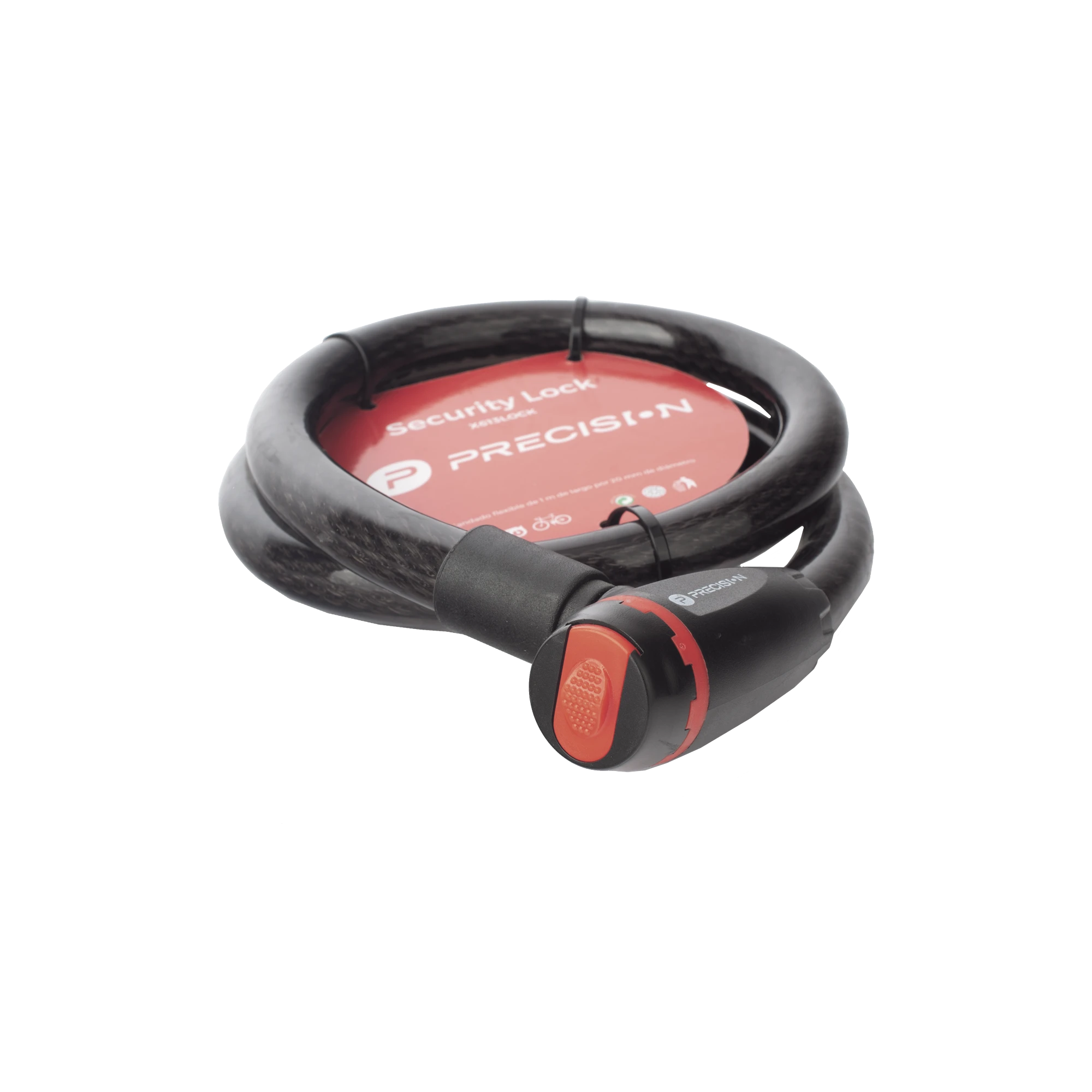 CANDADO PARA BICICLETA, MOTO O SIMILAR DE 20 X 1000 MM CIERRE POR LLAVE.-Ferreteria-PRECISION-Bsai Seguridad & Controles