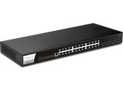 DRAYTEK VIGORSWITCH G2280X - SWITCH GIGABIT ETHERNET ADMINISTRABLE CAPA 2/ 24 PUERTOS GIGABIT ETHERNET/ 4 PUERTOS SFP & SFP+/ CAPACIDAD DE SWITCHING HASTA 128GBPS-Switches-DRAYTEK-Bsai Seguridad & Controles