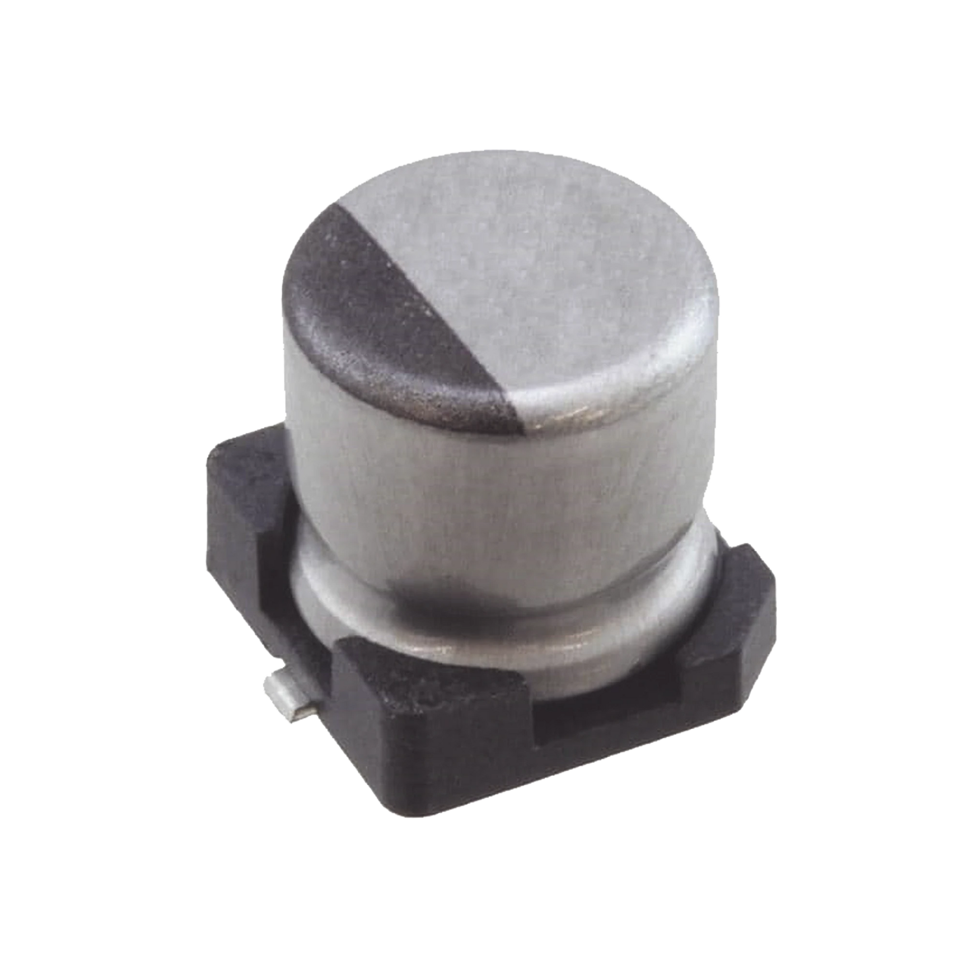 CAPACITOR ELECTROLÍTICO DE ALUMINIO DE 1UF, 50V, 20% TIPO SMD.-Refacciones-SYSCOM-Bsai Seguridad & Controles