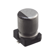 CAPACITOR ELECTROLÍTICO DE ALUMINIO TIPO SMD DE 10UF, 35V, 20%, 5 X 6.1 MM.-Refacciones-SYSCOM-Bsai Seguridad & Controles