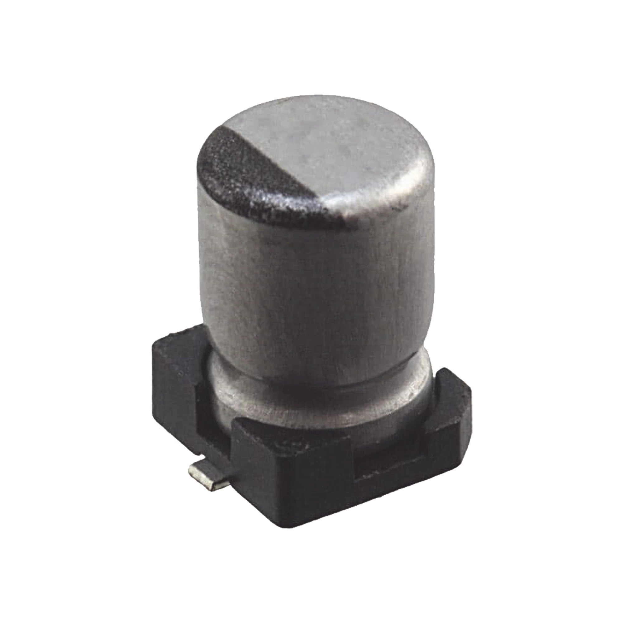 CAPACITOR ELECTROLÍTICO DE ALUMINIO TIPO SMD DE 10UF, 35V, 20%, 5 X 6.1 MM.-Refacciones-SYSCOM-Bsai Seguridad & Controles