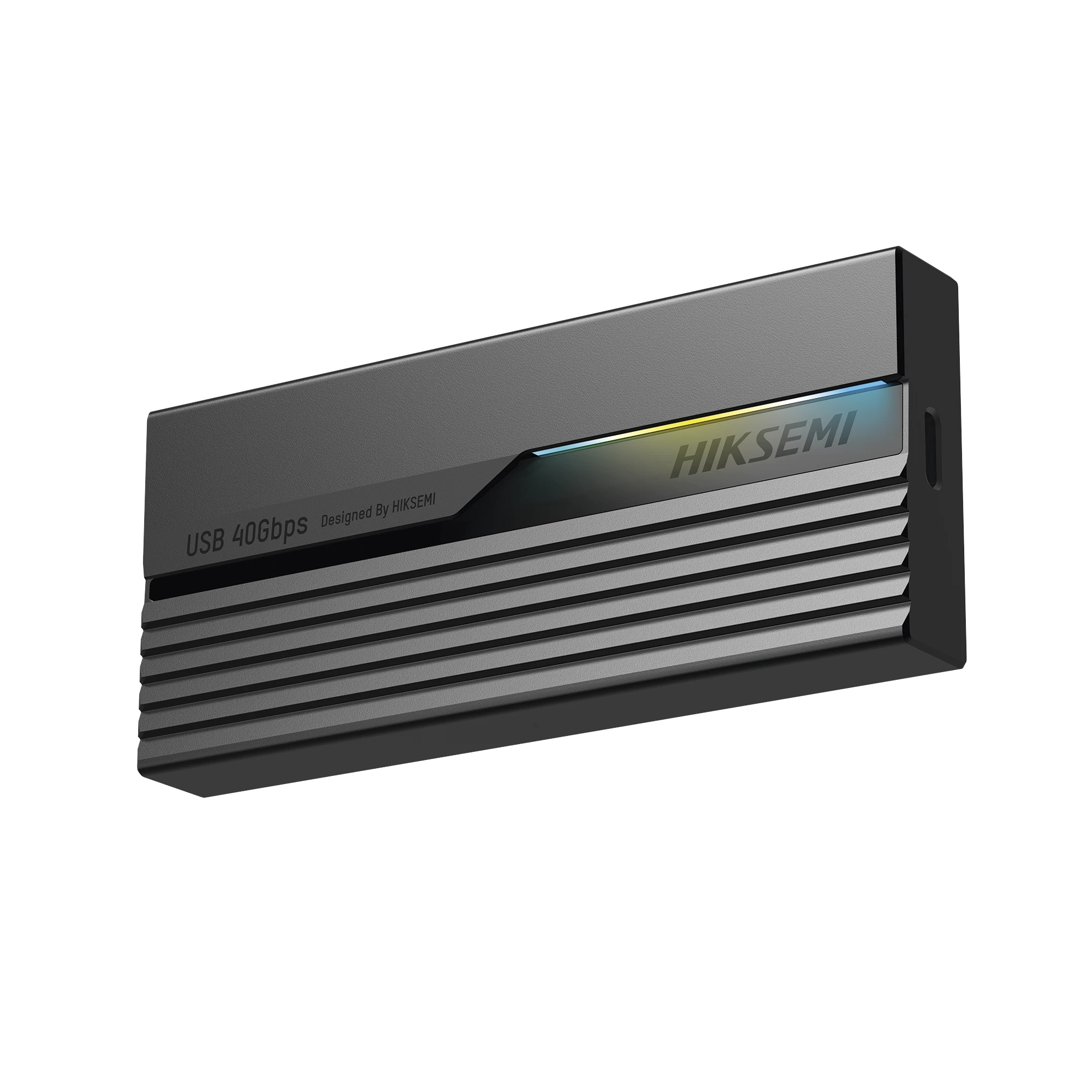 CARCASA PARA SSD M.2 (ENCLOSURE) / CONECTOR USB-C / RGB / HASTA 40 GBPS-Almacenamiento-HIKSEMI BY HIKVISION-Bsai Seguridad & Controles