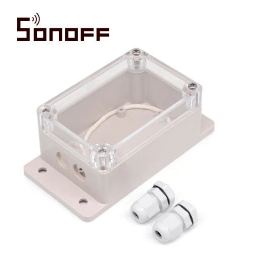 CARCAZA IP66 IMPERMEABLE COMPATIBLE CON EQUIPOS SONOFF BASIC, SONOFF RF Y B10 DUOSMART-Automatizacion - Casa Inteligente-SONOFF-IP66 WATERPROOF CASE-Bsai Seguridad & Controles