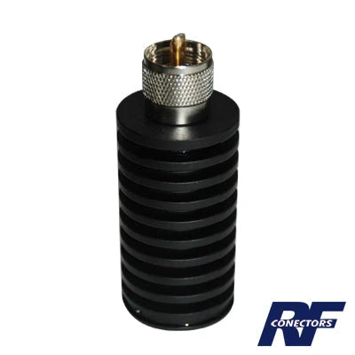 CARGA TERMINAL FANTASMA SECA DE 50 OHM, 15 WATT, DC-500 MHZ, CONECTOR UHF MACHO (PL-259).-Equipo de Laboratorio-SYSCOM PARTS-Bsai Seguridad & Controles